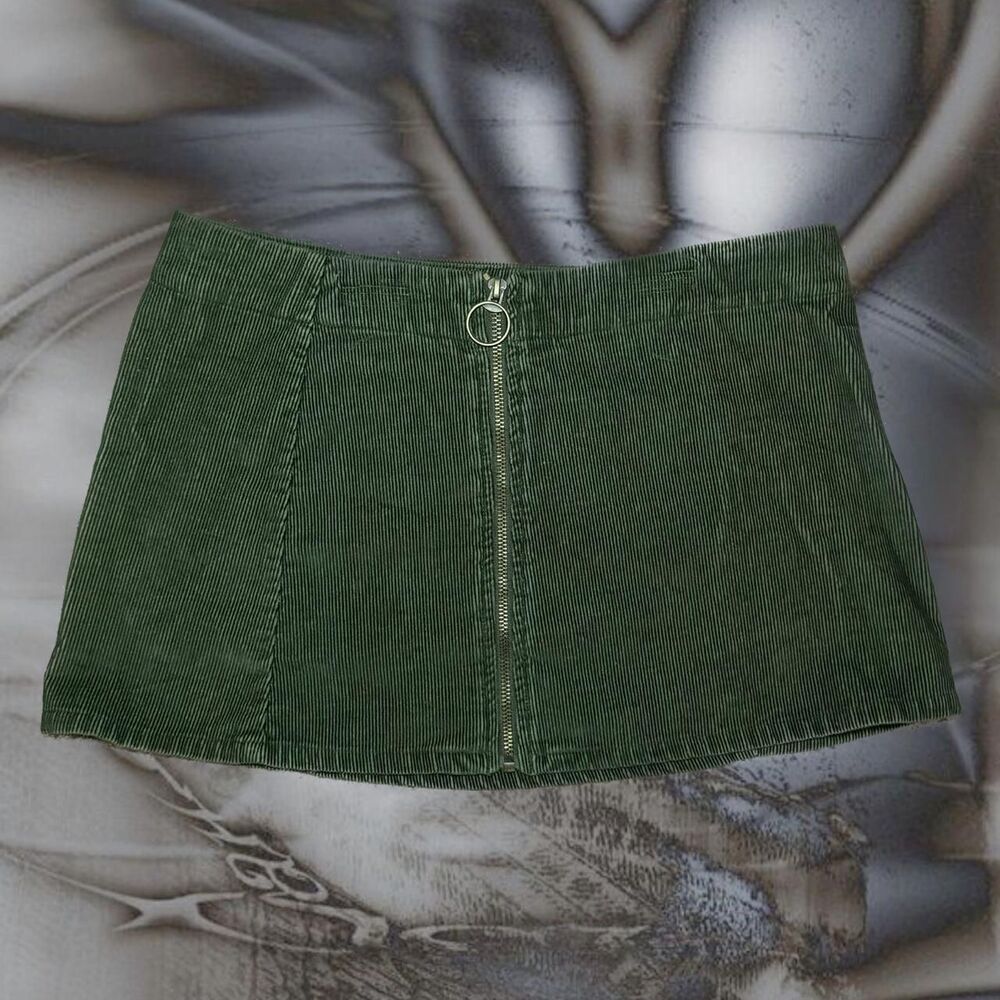 Unique-vintage Women's Green Skirt